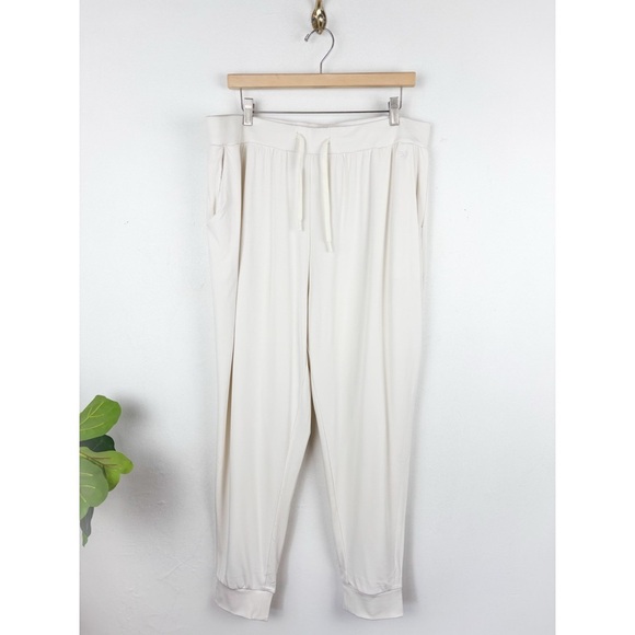Cozy Earth Women's Ivory Bamboo Jogger Pant Sz XXL - Picture 3 of 13